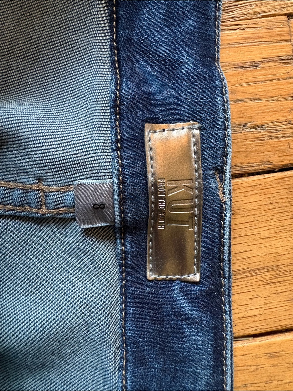 Kut from the Kloth Dark Bluejean Wide Leg Pants